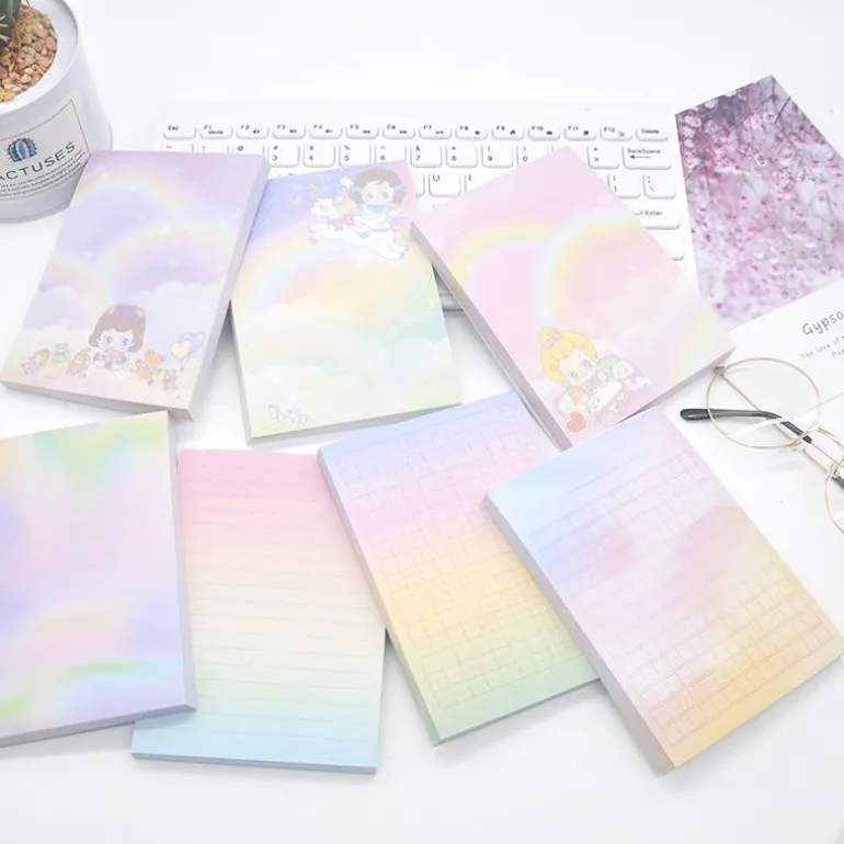 Pastel Rainbow Baby Stationery Pad