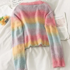 Pastel Rainbow Cardigan