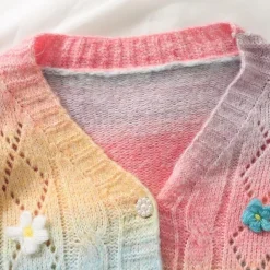 Pastel Rainbow Cardigan