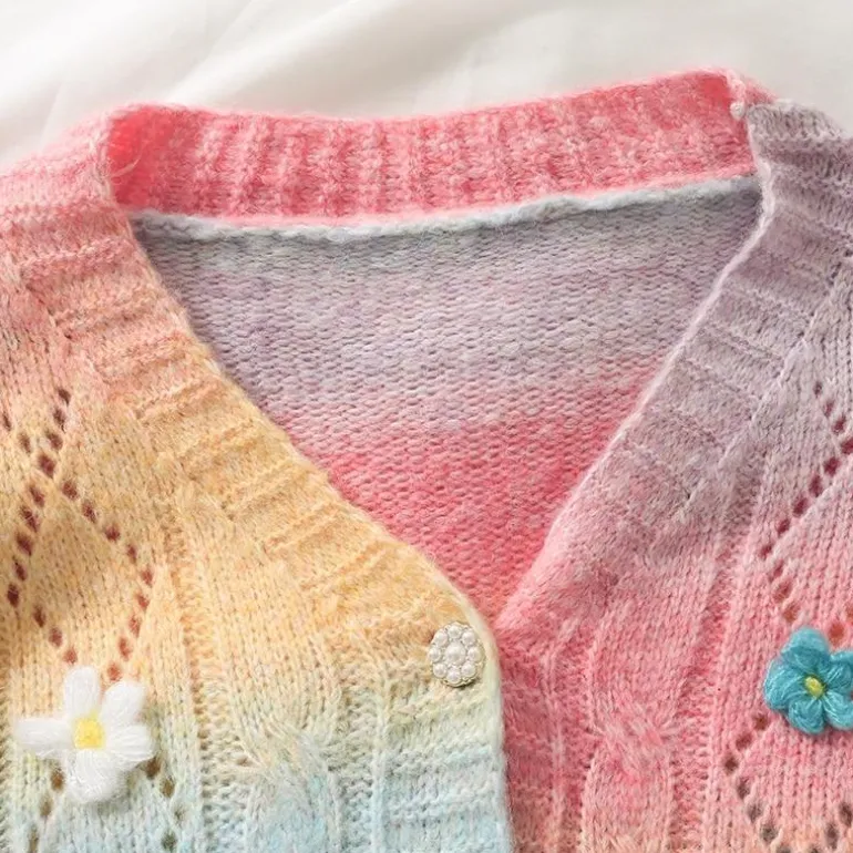 Pastel Rainbow Cardigan