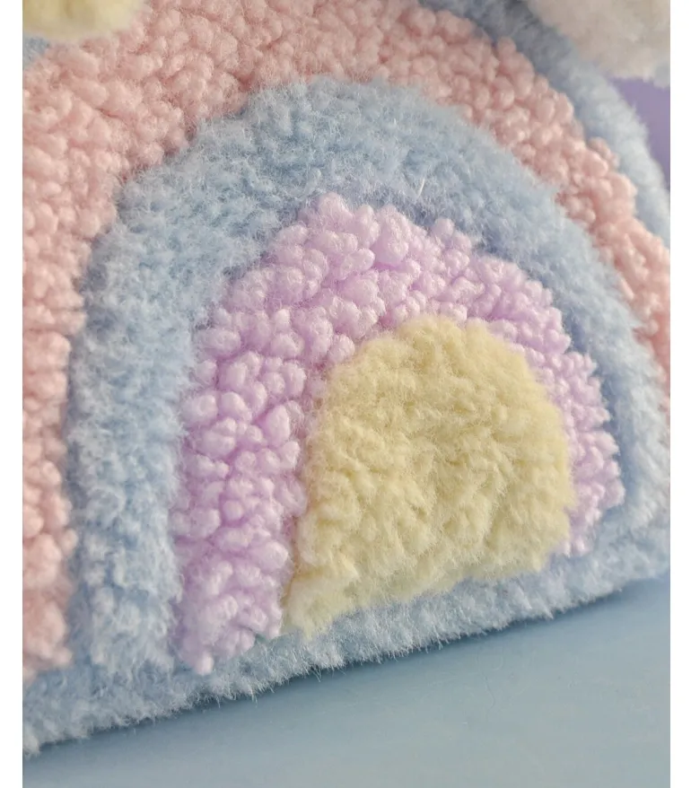 Pastel Rainbow Cloud Purse
