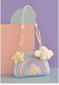 Pastel Rainbow Cloud Purse