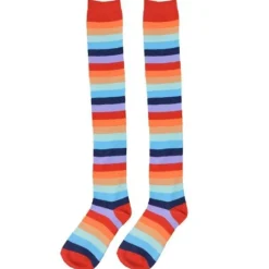 Pastel Rainbow Thigh Highs