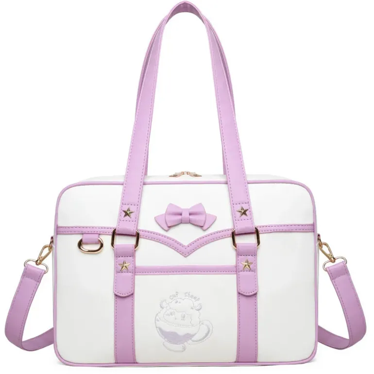 Pastel Sheep Teacup Messenger Bag