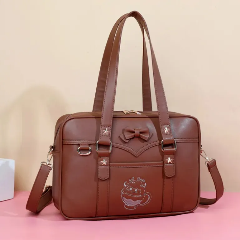 Pastel Sheep Teacup Messenger Bag