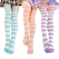 Pastel Striped Stockings