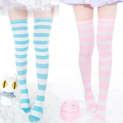 Pastel Striped Stockings