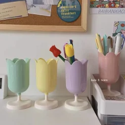 Pastel Tulip Pen Holder