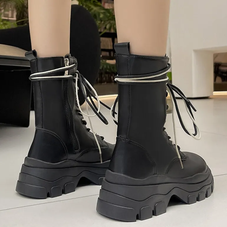 Pastel Warrior Combat Boots