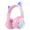 Paw Print Cat Ear Gaming Headphones