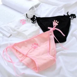 Paw Print Tie-Up Panties