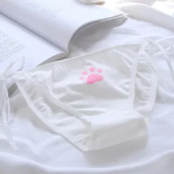 Paw Print Tie-Up Panties