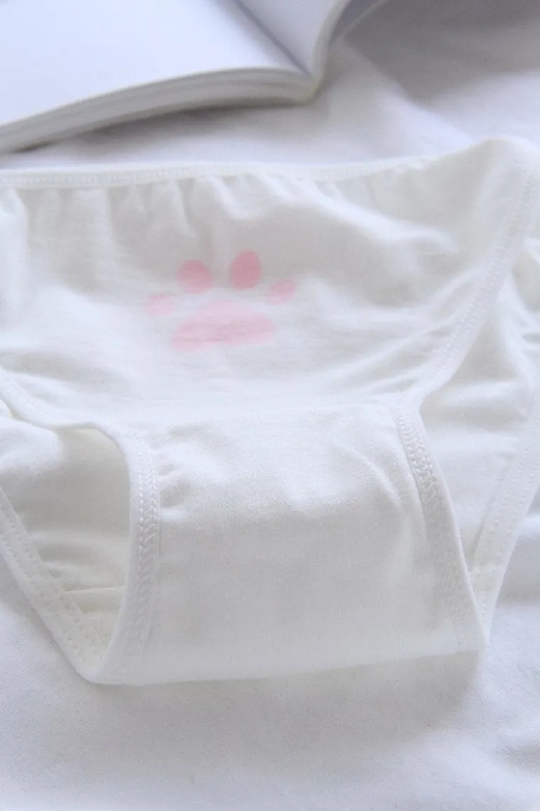 Paw Print Tie-Up Panties