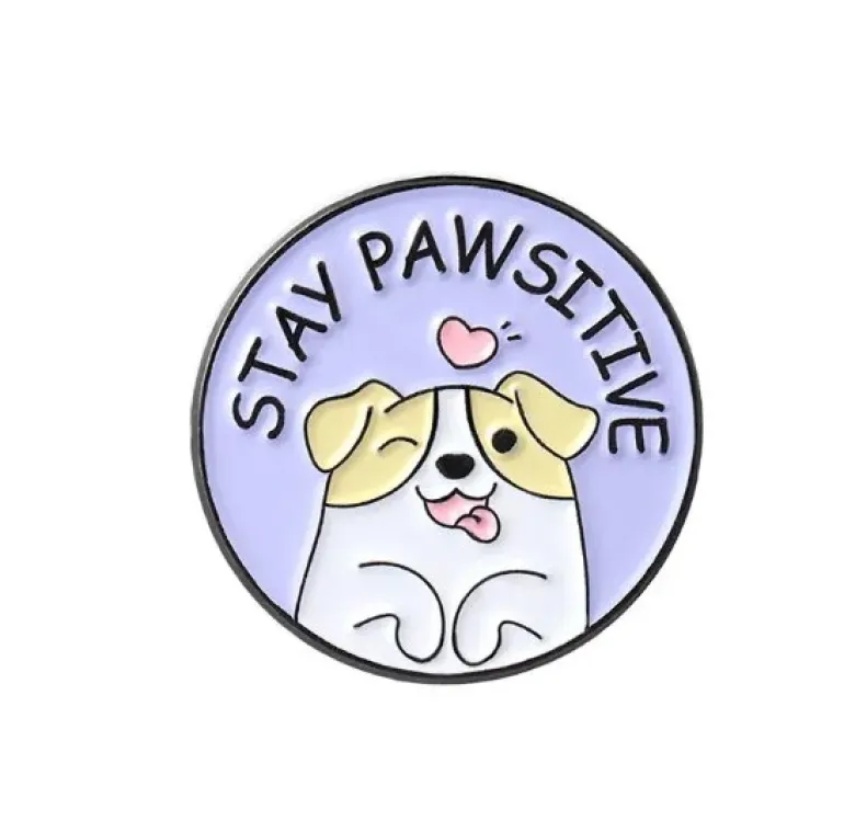 Pawsitive Enamel Pins