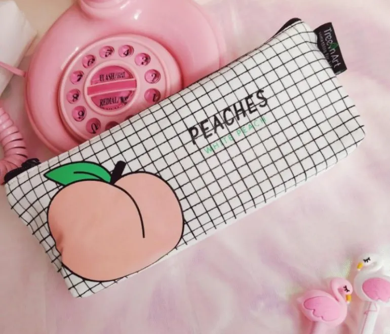 Peaches Makeup Bag