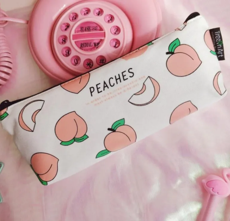 Peaches Makeup Bag