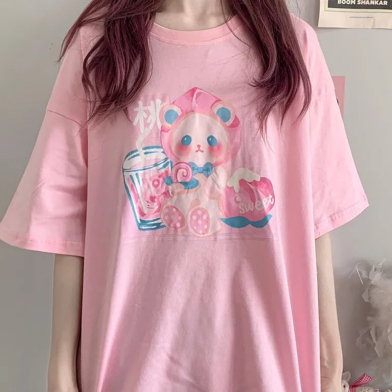 Peachy Baby Bear Tee