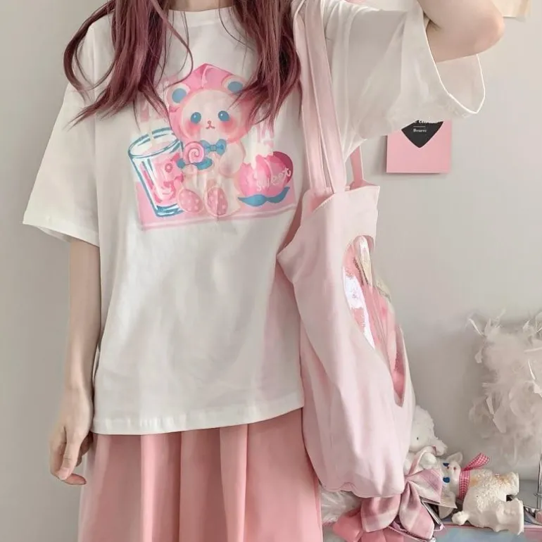 Peachy Baby Bear Tee