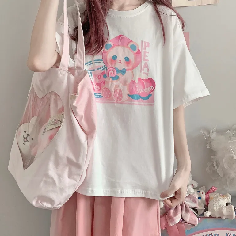 Peachy Baby Bear Tee