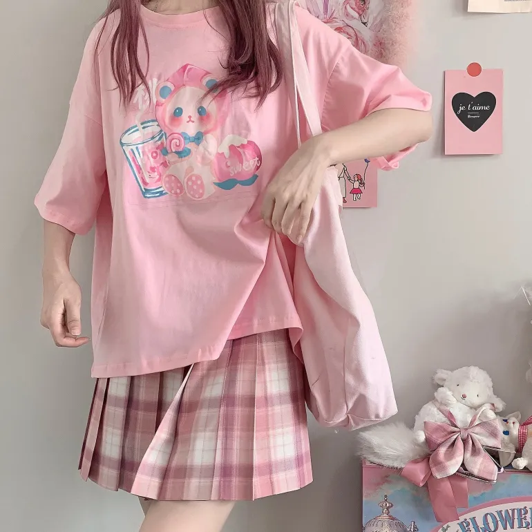 Peachy Baby Bear Tee