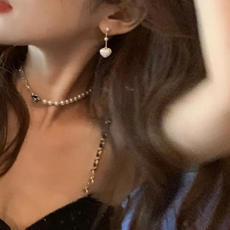 Pearls & Ribbons Earrings