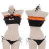 Peekaboo Bat Halloween Lingerie Set