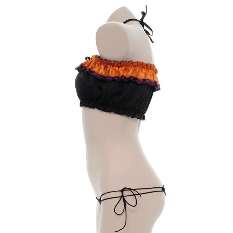 Peekaboo Bat Halloween Lingerie Set