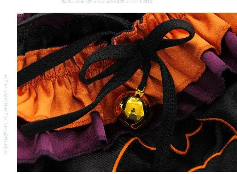 Peekaboo Bat Halloween Lingerie Set