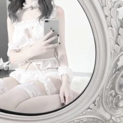 Peekaboo Heart Lingerie Set