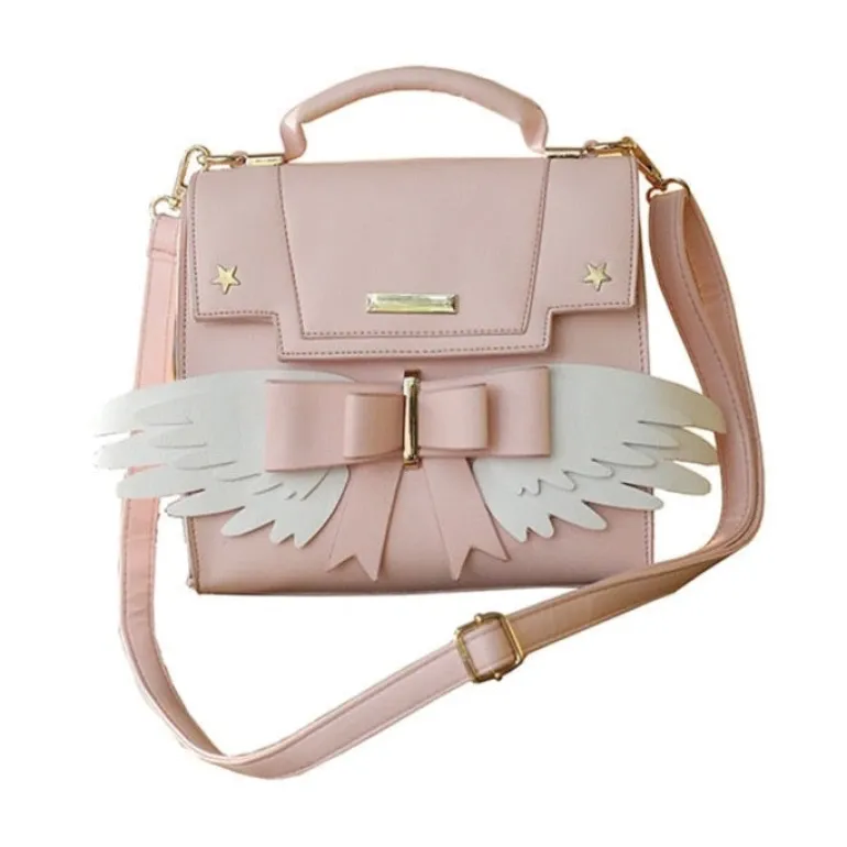 Pink Angel Wing Handbag