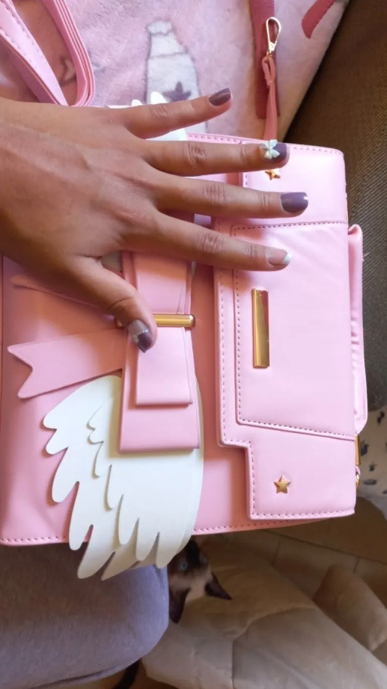Pink Angel Wing Handbag