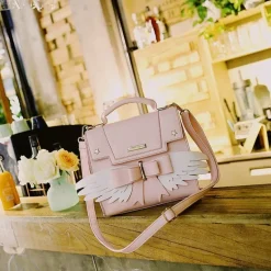 Pink Angel Wing Handbag