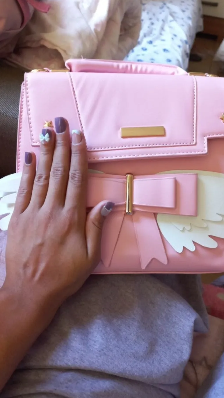 Pink Angel Wing Handbag