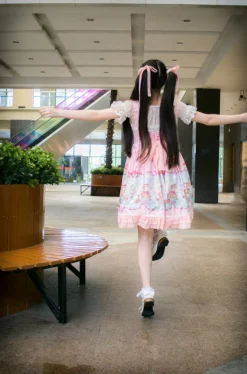 Pink Baby Deer Dress