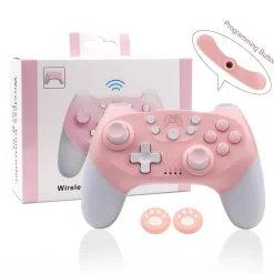 Pink Bluetooth Game Controller For PC/Switch