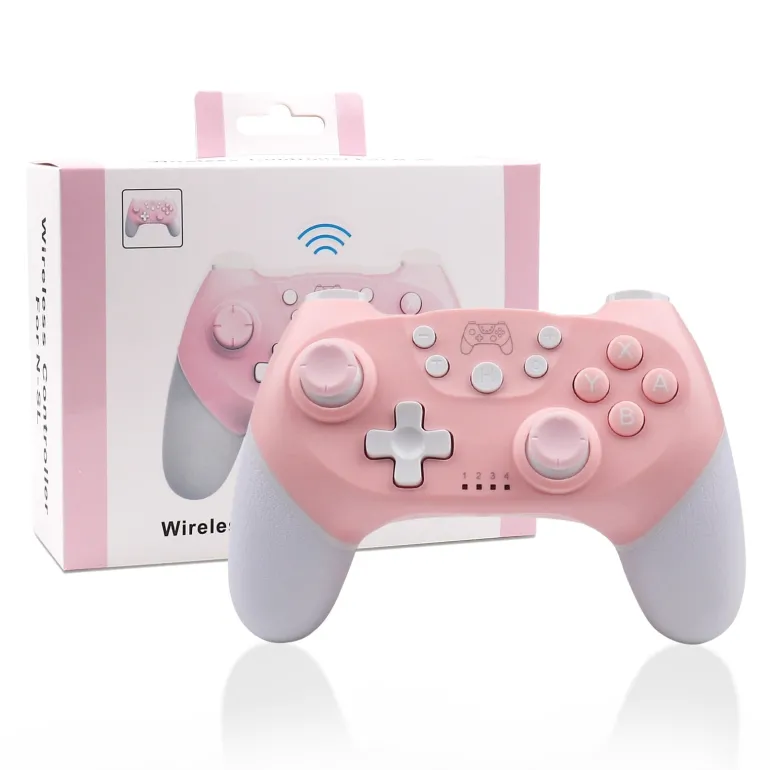 Pink Bluetooth Game Controller For PC/Switch