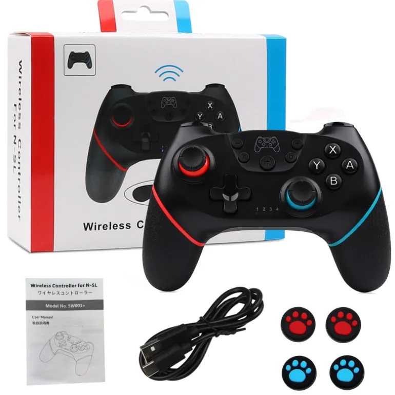 Pink Bluetooth Game Controller For PC/Switch