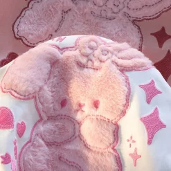 Pink Bunny Fluffy Tee