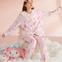 Pink Bunny Pajama Set