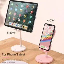 Pink Bunny Telescopic Phone Stand