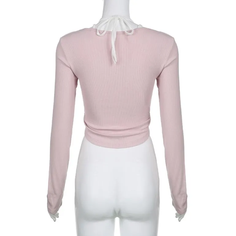 Pink Button Up Lace Cardigan