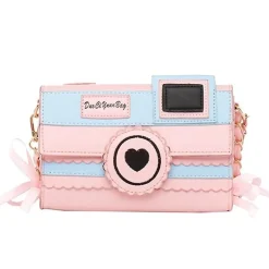 Pink Camera Shoulder Bag