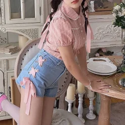 Pink Corset Shorts