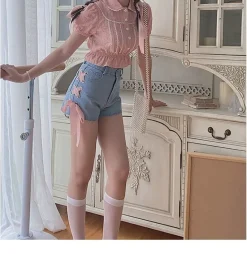 Pink Corset Shorts