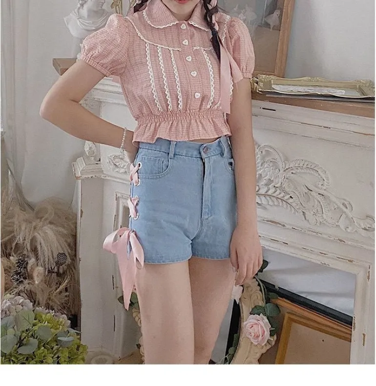 Pink Corset Shorts