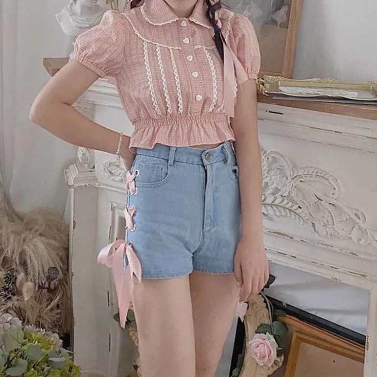 Pink Corset Shorts