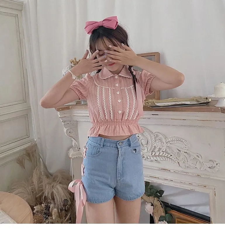 Pink Corset Shorts