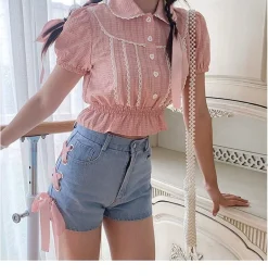 Pink Corset Shorts