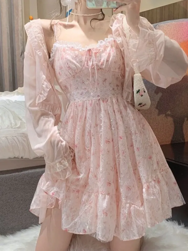 Pink Floral Whimsy Dress