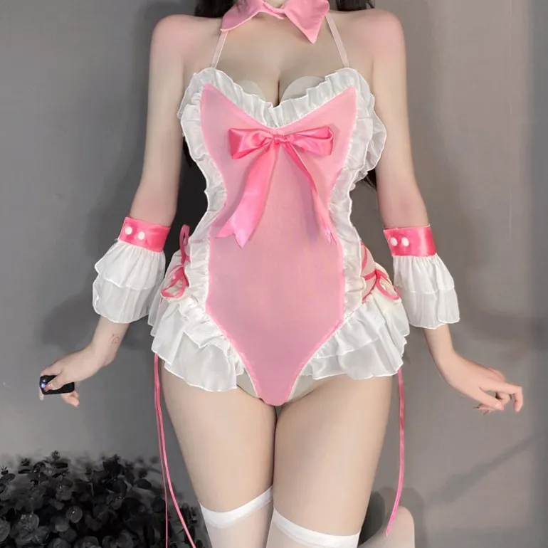 Pink Kitten Lingerie Set